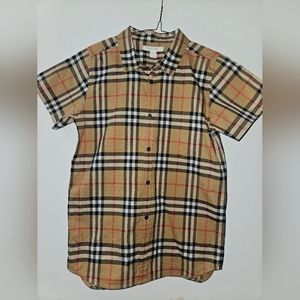 Boys Nova Check Burberry Shirt size 10y